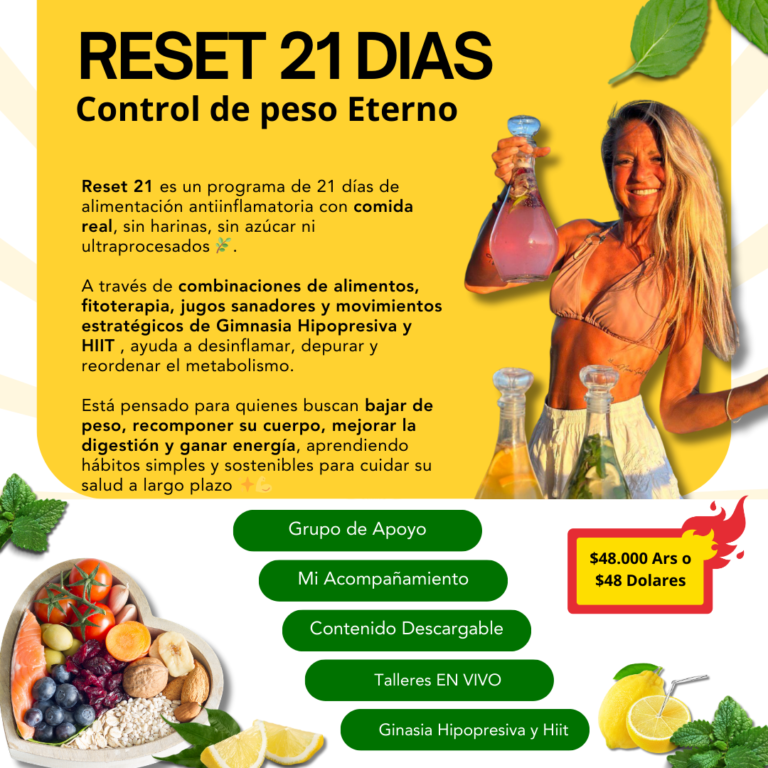 Reset 21 Antiinflamatorio